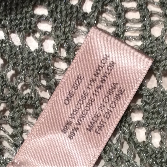 Open Knit Olive Green Look by M Tunic - Picture 7 of 7